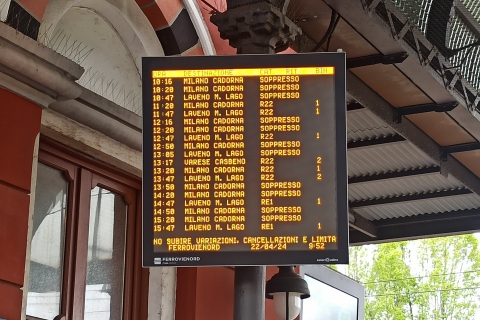 Sciopero Trenord: «Oggi fermi tre treni su quattro»