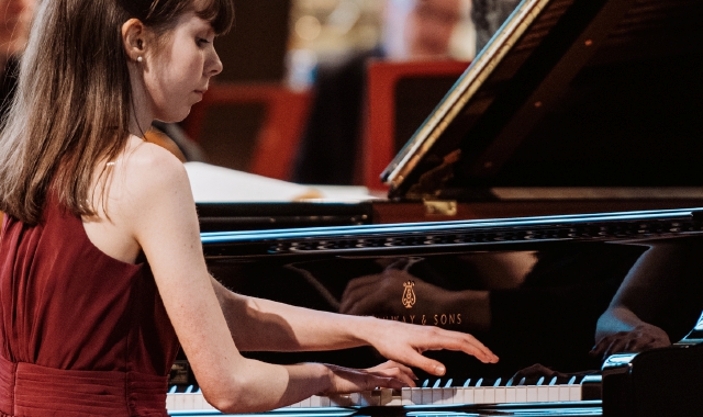 Anna Caterina Binda, Schubert a quattro mani col Maestro Plano