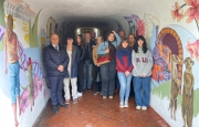 Varese, tunnel dell’ospedale a colori grazie agli studenti dell’Artistico