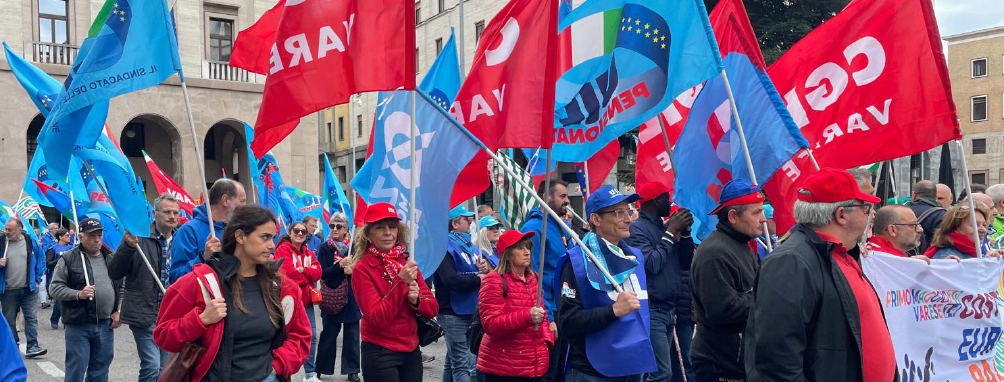 Primo maggio a Varese: «Pace, lavoro e giustizia sociale»