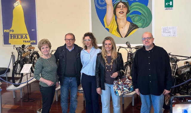 L’assessore regionale alla Cultura Francesca Caruso al Museo della Motocicletta Frera a Tradate (Foto Redazione)