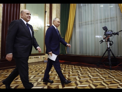 Russia: Putin conferma premier Mishustin, candidatura a Duma