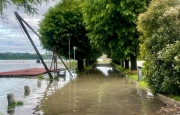 Il lago di Varese è straripato