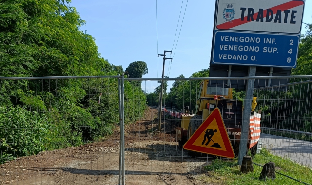 Tradate e Venegono, via al cantiere della ciclabile