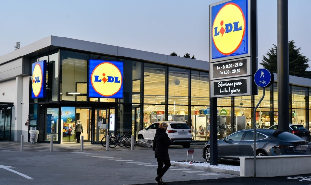 Un supermercato Lidl (foto Archivio)