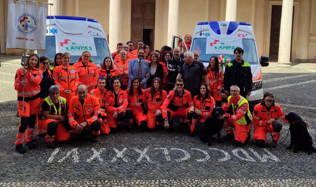 I volontari della Pubblica Assistenza Novara Soccorso