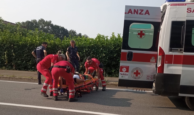 L’intervento dei soccorritori
