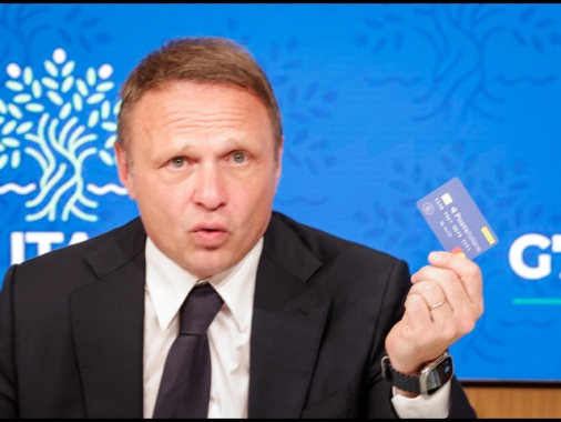 Dal 9 settembre card da 500 euro a 1,3 milioni di famiglie