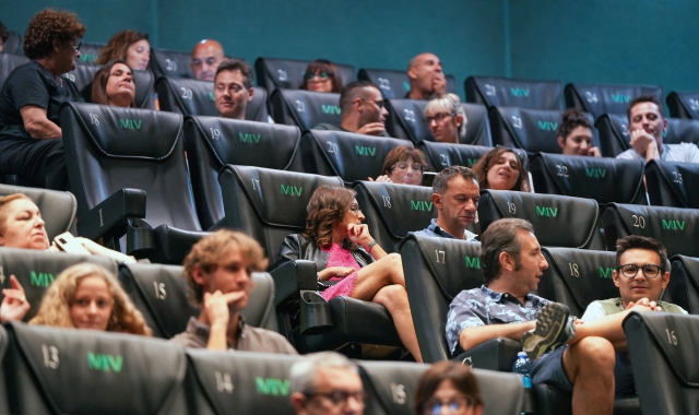 Il pubblico alla proiezione di Sapore di mare (foto Blitz)