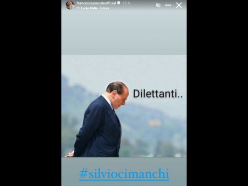 Francesca Pascale posta foto di Berlusconi,