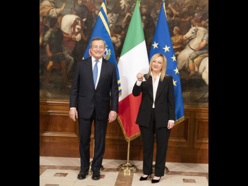 Meloni invita Draghi nei prossimi giorni a Palazzo Chigi