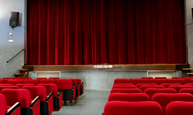 La sala ha una capienza di 250 posti