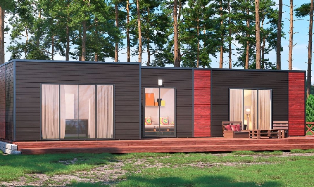 Una proposta di mini casa. In alto a destra e sotto la tiny house di Ikea 
