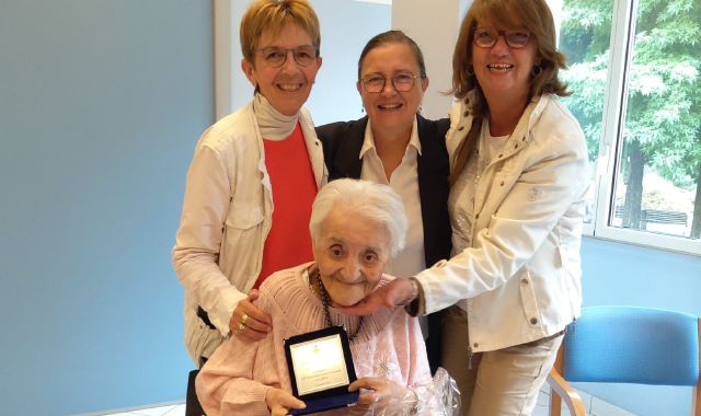 Ernestina Fumagalli ha festeggiato i cent’anni