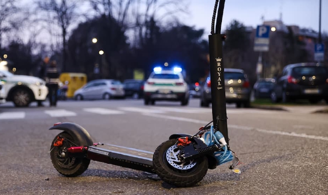 L’incidente è avvenuto in via Capitano Simonetta (foto Archivio)