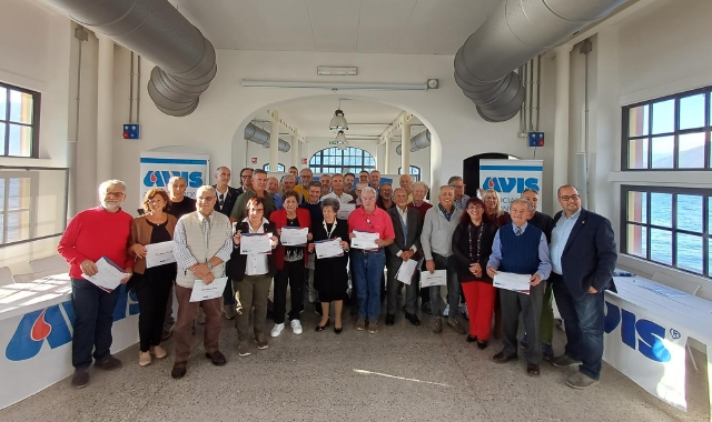 Cento donazioni, l’Avis li premia