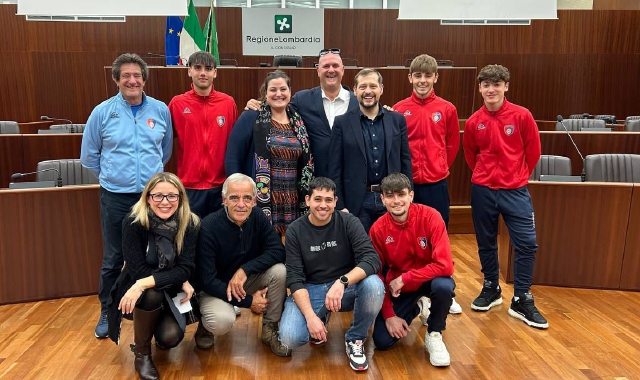 La visita della Ternatese Calcio al Pirellone