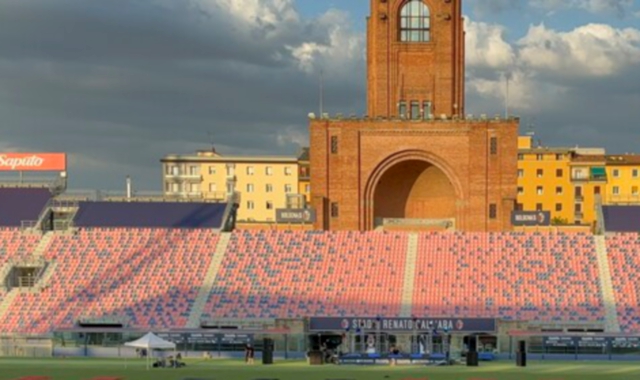 Lo stadio Dall’Ara di Bologna (foto Archivio)