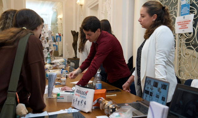 Il Salone delle professioni sanitarie organizzato a Villa Recalcati (foto Blitz)