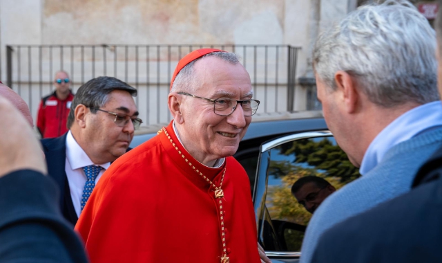 Il cardinale Pietro Parolin in visita a Varese
