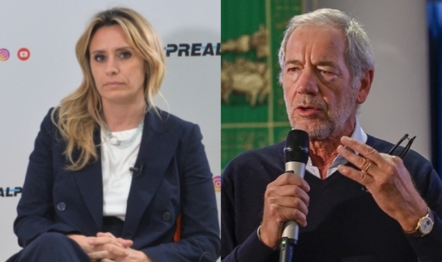 Gli assessori regionali Francesca Caruso e Guido Bertolaso