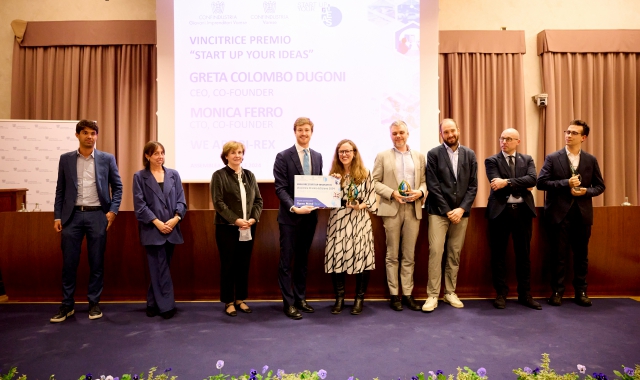 I vincitori del contest promosso dal gruppo giovani imprenditori di Confindustria Varese tra gli sturtupper emergenti