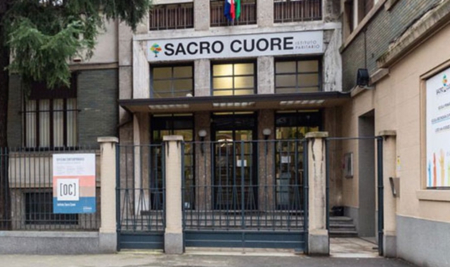 La sede di via Bottini delle Scuole Sacro Cuore, a Gallarate