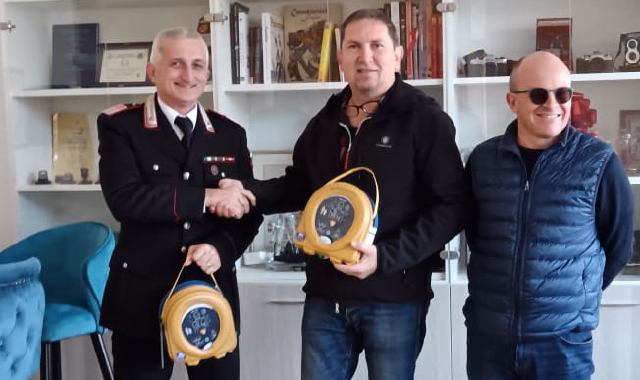 La riconsegna dei defibrillatori