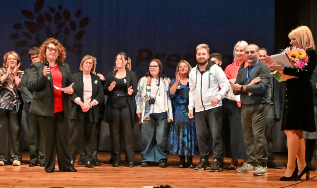 Il premio Anemos si è tenuto sabato 16 novembre all’auditorium di Sant’Ambrogio (foto Angelo Puricelli/BLITZ)