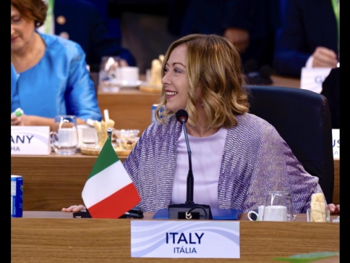 Meloni,Italia aderisce convinta all'Alleanza contro la fame
