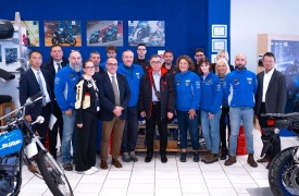 Toshihiro Suzuki fa visita a Ceriani durante EICMA 2024 2