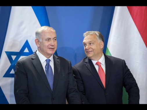 Netanyahu ringrazia Orban, 'da lui chiarezza morale'