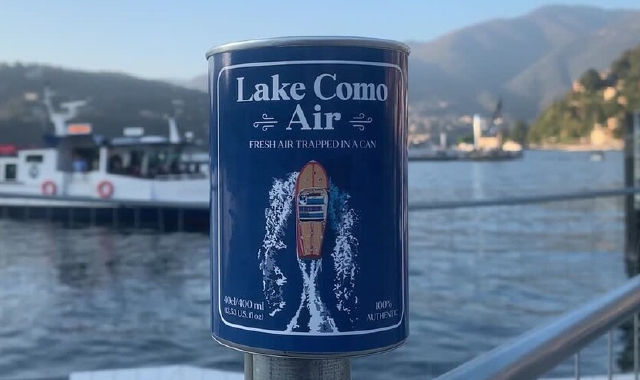 La lattina dell’aria del lago di Como