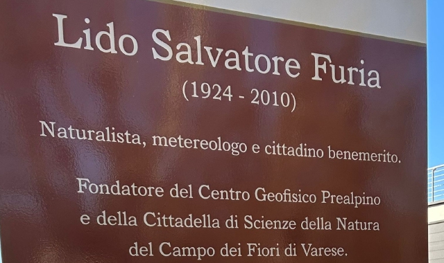 L’errore sulla targa dedicata a Furia