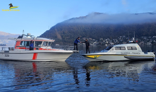 Lago Ceresio, controlli congiunti di Italia e Svizzera