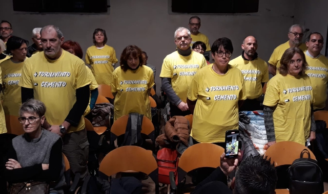 La protesta silenziosa in Consiglio comunale