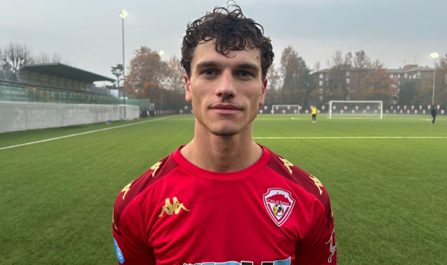 Luca Marchisone con la maglia del Varese