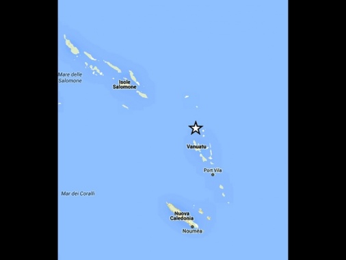Terremoto magnitudo 7.3 al largo di Vanuatu, rischio tsunami