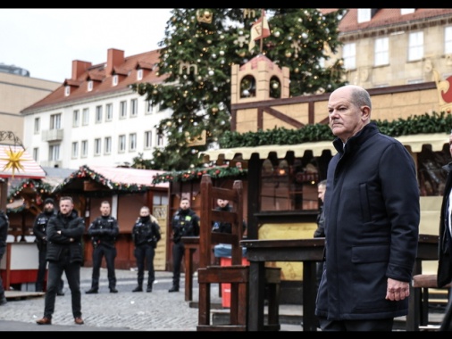 Scholz, 'a Magdeburgo atto terribile e folle,fare chiarezza'