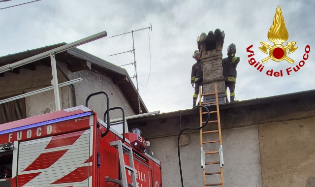L’intervento dei vigili del fuoco