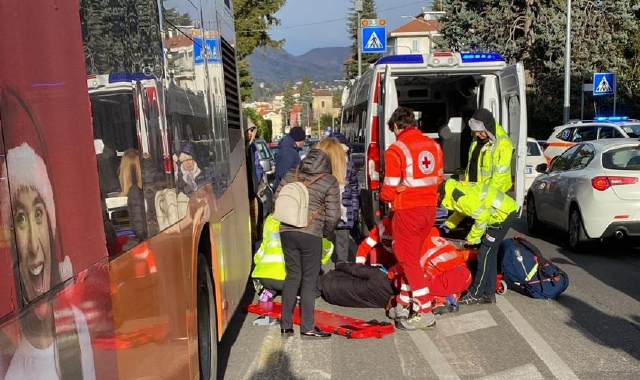 I soccorsi sul luogo dell’incidente