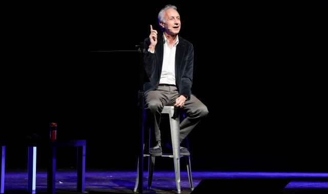 Marco Travaglio al teatro di Varese (foto Blitz)