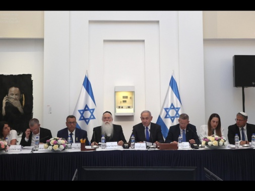 Alle 14.30 riunione governo Israele per approvare accordo