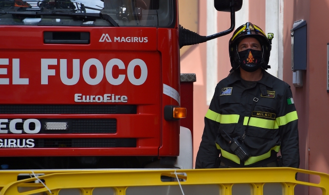 Sono intervenuti i vigili del fuoco (foto Archivio)