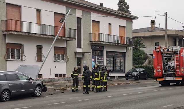 L’incidente sulla Varesina, a Castiglione Olona