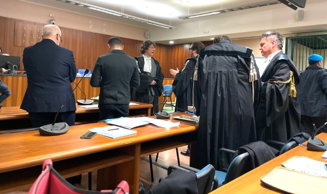 Il processo viene celebrato in Corte d’assise a Busto Arsizio (foto Domenico Ghiotto)