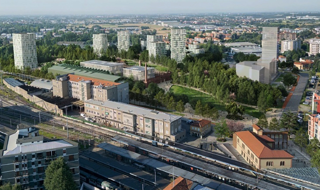 Il rendering della riqualificazione dell’area ex Isotta Fraschini