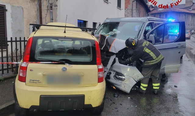 I due veicoli coinvolti nell’incidente
