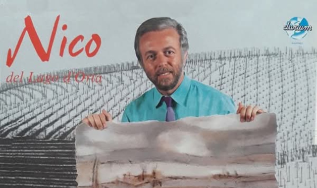 Domenico Guarnori sulla copertina di uno dei suoi dischi