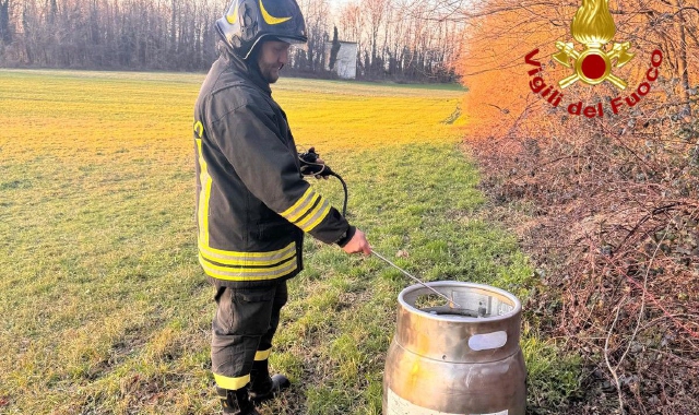 Allarme gas: tutta colpa di un bidone